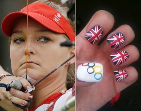 Top 10 bộ móng tay độc đáo nhất ở Olympic 2012