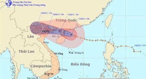 Bão cách Quảng Ninh 470km, chủ động cấm biển