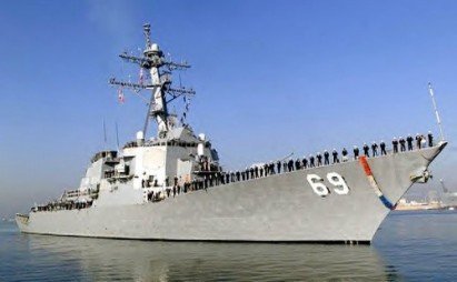 Tàu chiến Mỹ bất ngờ có mặt ở Philippines