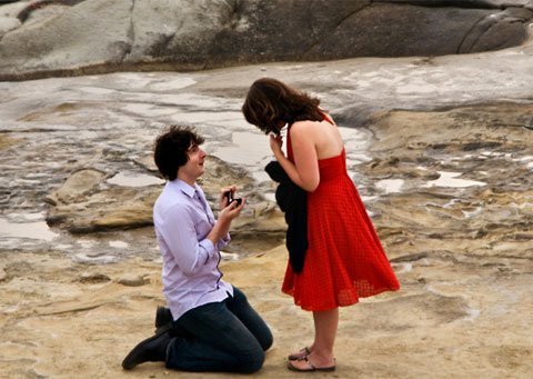 Những màn cầu hôn “tẽn tò” nhất