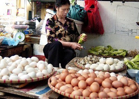 Khóc vì bội thu… trứng