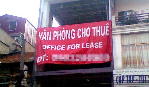 Méo mặt vì rót tiền xây văn phòng cho thuê