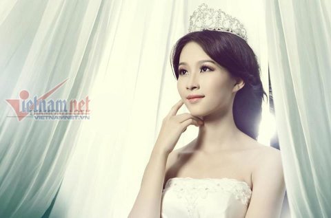 Chùm ảnh đẹp của tân Hoa hậu Việt Nam 2012