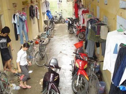Sinh viên tự tạo ký túc xá mini