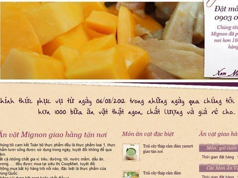 Dịch vụ ăn vặt công sở thời @