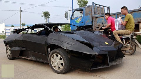 Xế khủng Lamborghini của nông dân Trung Quốc