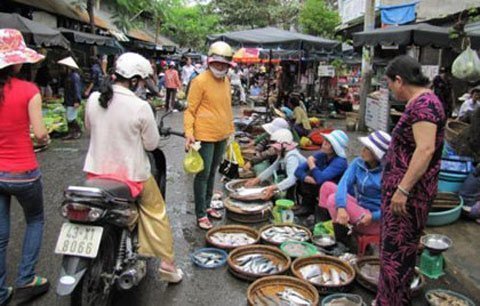Chợ Hà Nội: Rau xanh, cá tăng giá