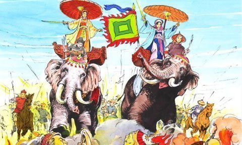 Tác giả sách giải thích Hai Bà Trưng đánh giặc nào