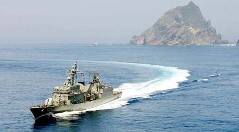 Hàn Quốc tập trận gần đảo tranh chấp với Nhật Bản