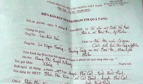 Nước mắm giả đã lên bàn ăn