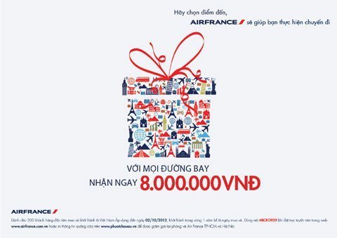 Giảm 8 triệu đồng/vé bay Việt Nam đi khắp thế giới