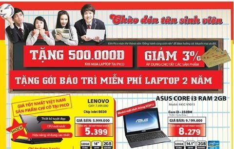 Pico giảm trực tiếp 15% cho chủ thẻ ngân hàng bất kỳ