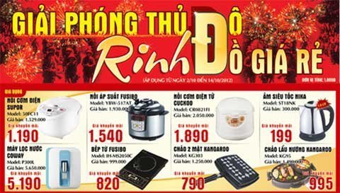 Giải phóng Thủ đô, đến HC “rinh” đồ giá rẻ