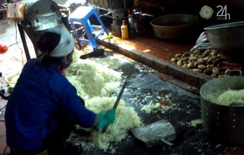 'Mục kích' lò hành phi siêu bẩn ở Hà Nội