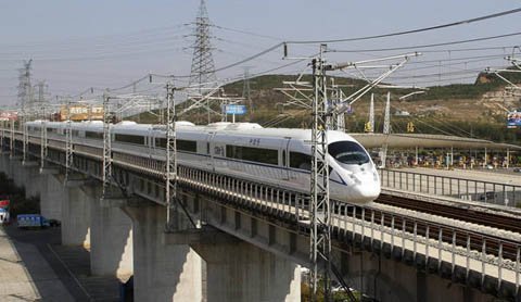 Trung Quốc  thử tàu cao tốc qua núi nhanh nhất thế giới