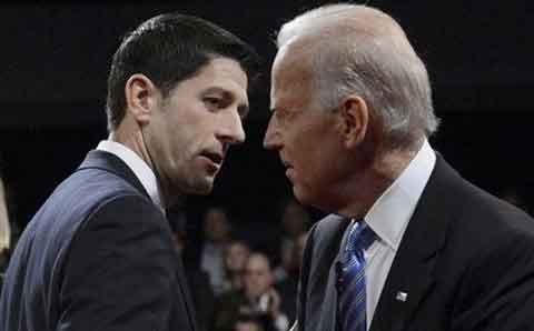 Biden, Ryan khẩu chiến về ngoại giao, kinh tế