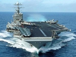 Đoàn VN thăm tàu sân bay USS George Washington
