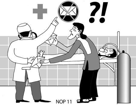 Phong bì đổi tính mạng bà đẻ