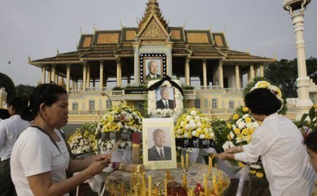 Thi hài Norodom Sihanouk sẽ được hỏa táng trước Tết