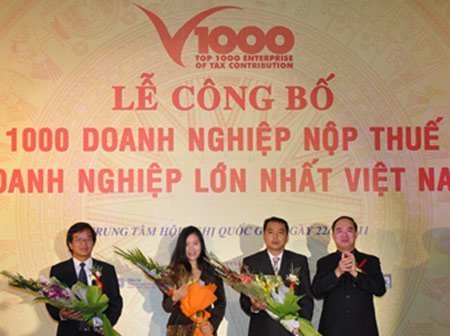 Công bố chính thức bảng xếp hạng V1000 năm 2012
