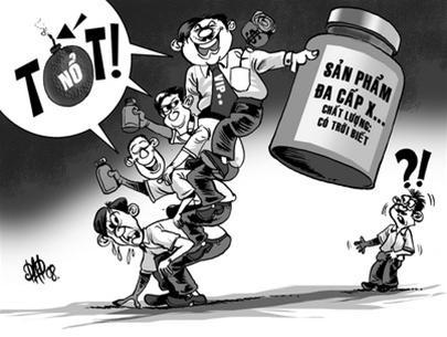 Chiêu săn 'gà' vào tròng bán hàng đa cấp