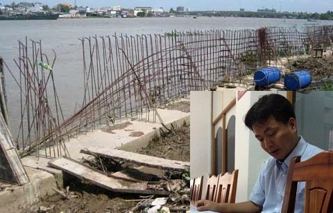 Bờ kè 700 tỷ 'hoang tàn', do nhà thầu yếu