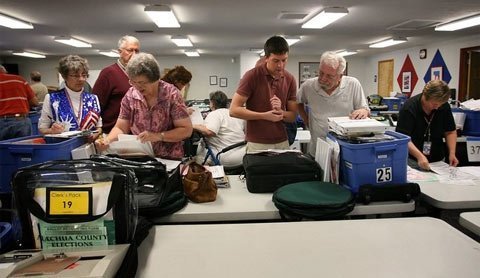 Hình ảnh nước Mỹ trước giờ G