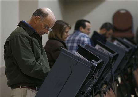 Hình ảnh dân Mỹ đi bầu tổng thống