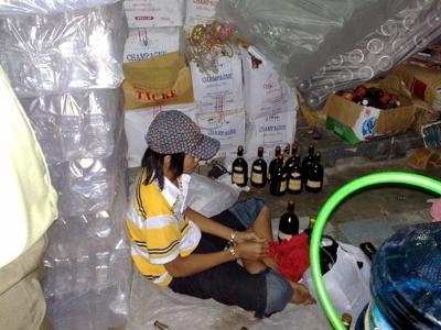 Cồn công nghiệp cũng thành rượu