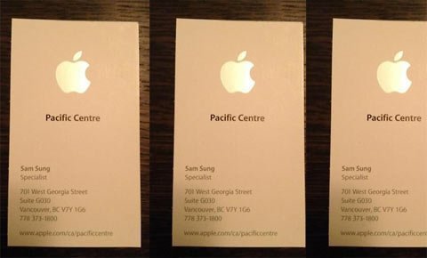 Nhân viên Apple có tên Sam Sung