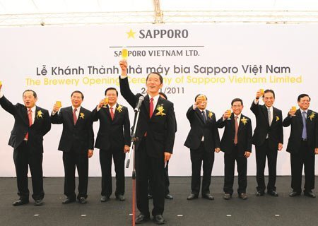 Sapporo kỷ niệm 1 năm thành lập nhà máy ở VN