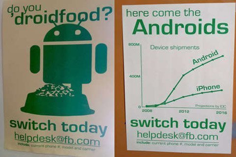 Nhân viên Facebook được khuyên dùng Android thay iPhone