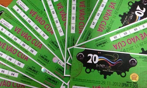 Độc giả tiếp theo nhận vé xem K-Pop Festival 2012