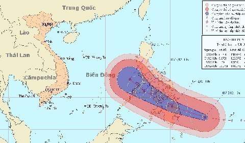 Biển Đông sắp đón siêu bão
