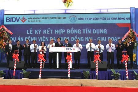 BIDV ký kết tài trợ xây BV Đa khoa Đồng Nai
