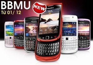 VinaPhone cung cấp gói cước Blackberry không giới hạn