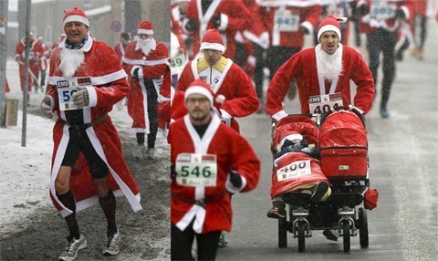 Những hình ảnh hài hước về ông già Noel