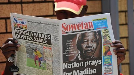 Hình ảnh Nam Phi cầu nguyện cho Mandela