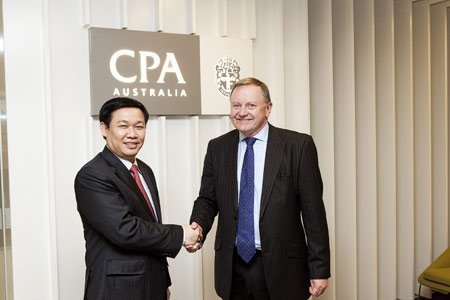 Bộ trưởng Vương Đình Huệ thăm CPA Úc