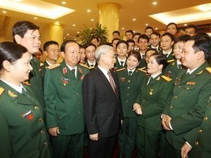 Tăng cường thế trận và sức mạnh quốc phòng