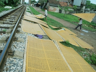 Kinh hãi làm miến ở làng nghề