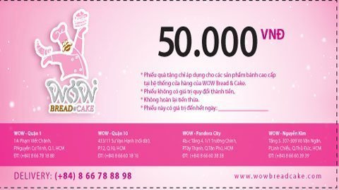 1.000 suất mua bánh WOW miễn phí nhân mùa Giáng sinh