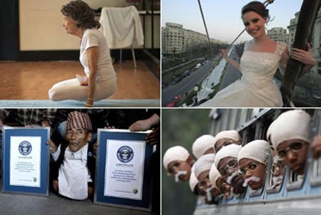 Những kỷ lục Guinness ấn tượng năm 2012