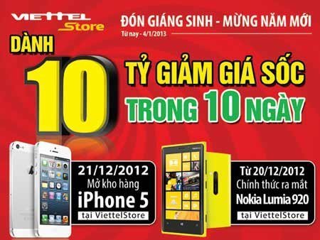 Chi 10 tỷ giảm giá sốc trong 10 ngày
