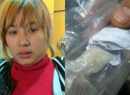 Nữ quái nhét ma túy vào mồm khi gặp 141