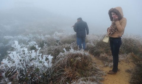 Miền Bắc rét hại, Mẫu Sơn 1,8 độ C