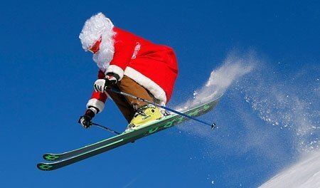 Hình ảnh ông già Noel ngập tràn thế giới