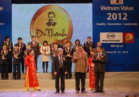 Tân Hiệp Phát liên tiếp vào Top Thương hiệu Quốc gia
