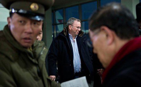 Chủ tịch Google thăm đại học Triều Tiên