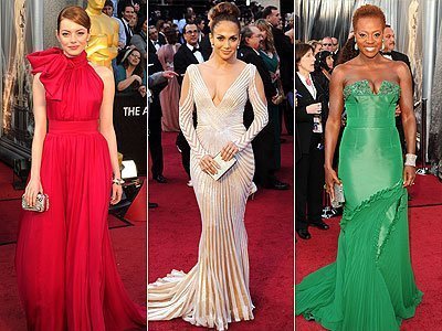 Những bộ váy đẹp nhất trên thảm đỏ Oscar